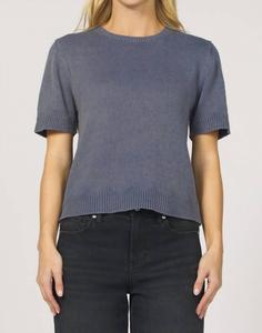 Винтажный топ Leyla цвета индиго Elan, индиго