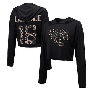 Женская худи с длинным рукавом и кропом majestic threads trevor lawrence black jacksonville jaguars leopard Unbranded