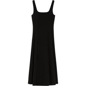 Женское черное платье без рукавов 'S MAX MARA, черный