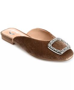 Женские мюли Sonnia Velvet Journee Collection, коричневый/бежевый