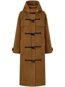 Дафлкот с застежкой тогл STUDIO TOMBOY, коричневый