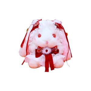 XIWANTONG Кукла плюшевая Lolita Celebration Red Reunion Rabbit высотой 23 см