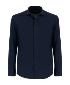Деловая рубашка, не мнущаяся Paul & Shark, синий