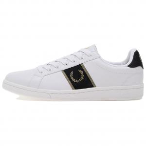 FRED PERRY B721 Low top Skateboard Shoes мужские белые черные