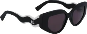 Женские солнцезащитные очки KARL LAGERFELD KL6144 «Кошачий глаз», Matte Black