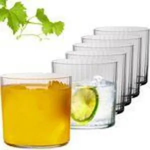 Стаканы для питья IMPERIAL ребристые 350 мл - набор из 6 стаканов для воды из серии Crystalline Glass "London", можно мыть в посудомоечной машине. IMPERIAL glass