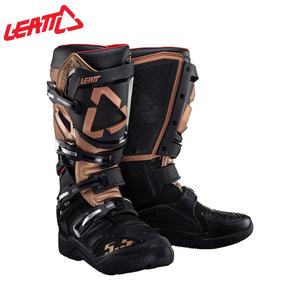 LEATT Мотоциклетные внедорожные ботинки, защитная обувь для трейла, южноафриканские трек-ботинки 5.5, стиль black gold trail, размер 44.5