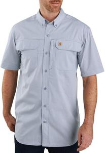 Carhartt мужская рабочая рубашка с коротким рукавом Rugged Flex Rigby, Blue
