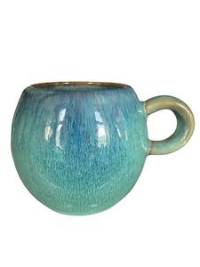 Зелено-синяя кружка PAULA с ручкой Bloomingville