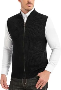 Мужской кардиган без рукавов Kallspin из шерстяной смеси