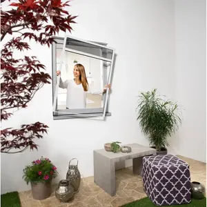 Защитная ролета от насекомых прозрачная, защита от насекомых, ШxВ: 130x160 см Windhager, антрацит