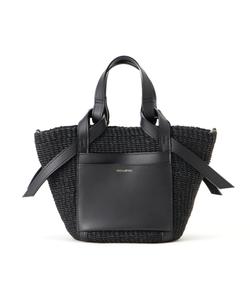 Violad'oro кожаная большая сумка-тоут с двусторонним карманом abaca, средняя, miro, v-8717 B'2Nd, цвет Black