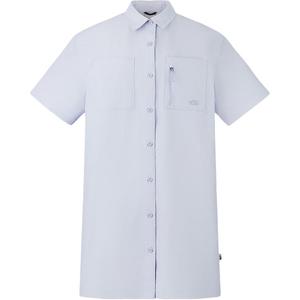 THE NORTH FACE Платье Urban Exploration SS25 с короткими рукавами, женское, 0TI/Haze Blue