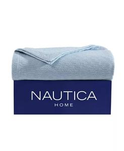 Двусторонние хлопковые одеяла Ripple Cove Nautica, синий