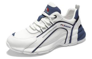 Kolumb Нескользящие, износостойкие, дышащие, низкие повседневные туфли, мужские, белые, синие