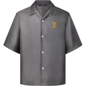 Рубашка мужская Louis Vuitton, серый