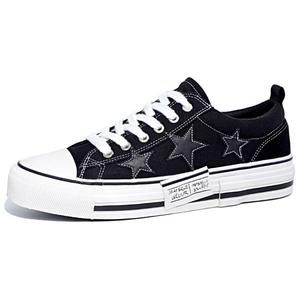 Дышащие легкие кеды Baoda мужские черно-белые