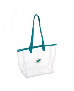 Женская прозрачная сумка-тоут Miami Dolphins Stadium Logo Brands