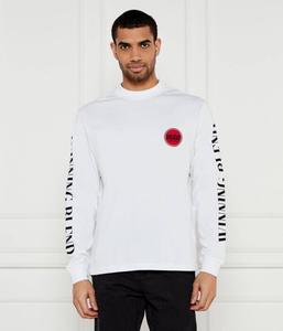 Лонгслив Hugo Dicruse Regular Fit, белый