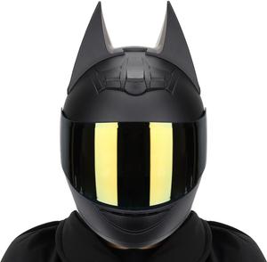 Шлем мотоциклетный FYKJYXGS Bluetooth, черный