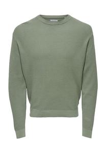 Хлопковый свитер Only & Sons, цвет 295135 wrought ir