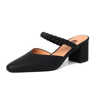 XICUNMINGWU Сандалии с закрытым носком, женские, черные