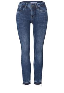 Узкие джинсы STREET ONE, Blue Denim