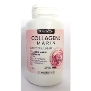 Морской коллаген для красоты кожи 90 капсул Nat&Form