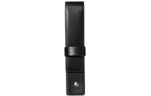 Кожаная ручка-пенал клатч унисекс черный MONTBLANC