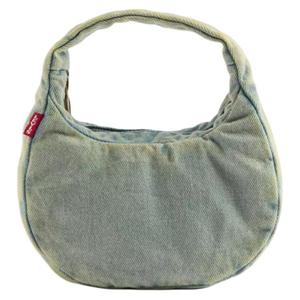 Levis Левис Хлопковая мини сумка женская синяя, Blue