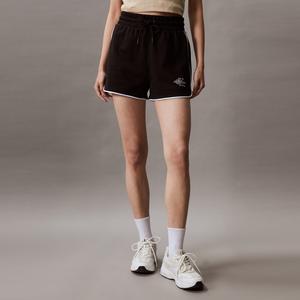 Шорты спортивные Calvin Klein Jeans с принтом букв, желтый