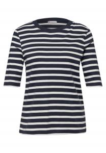 STREET ONE Футболка в темно-синем цвете