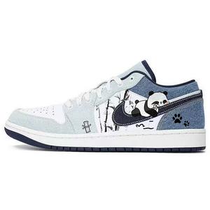 Jordan Баскетбольные кроссовки Air 1 Vintage, низкие, мужские, белые/синие