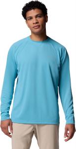 Columbia мужская футболка PFG Solar Stream с длинным рукавом, Vintage Blue