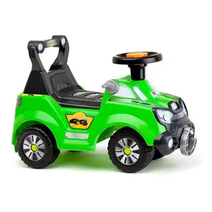 Детский электромобиль Molto 4x4 Correpasillos с защитным кузовом, длина 92 см, зеленый