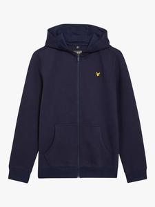 Детская флисовая толстовка на молнии Lyle & Scott, Navy