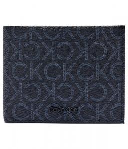 Кошелек мужской Calvin Klein с принтом, черный