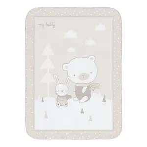 Детское одеяло Kikkaboo My Teddy Super Soft, 110/140 см, бежевый