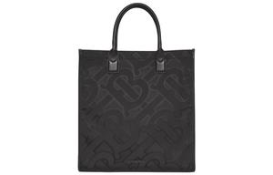 Burberry Хлопковая сумка для нот, тоут, шоппер, сумка через плечо, женская сумка Regular мужская Black