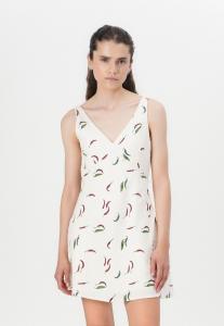 Повседневное платье HIGH NECKSHORT DRESS Abercrombie & Fitch, серый