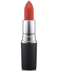 Пудровая губная помада Kiss Mac, цвет Devoted To Chili (warm brick red)