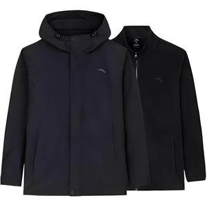 ANTA Ветровка мужская базовый черный, Basic Black