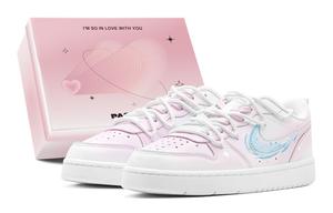 Низкие детские кроссовки для скейтбординга Court Borough Starry Wave для подростков Nike, синий