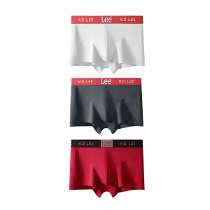 Flowers Underpants Мужские 3 шт Lee, белый+серый+красный