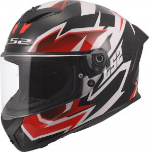 Шлем LS2 ff820 rapid iii xtrem, White/Black/Red