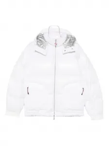 Пуховик с капюшоном Casablanca, белый