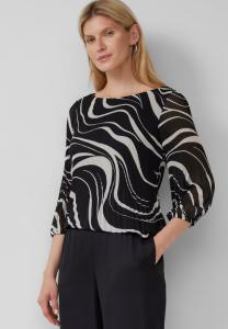 Блуза s.Oliver BLACK LABEL Blouse, Schwarz/Black
