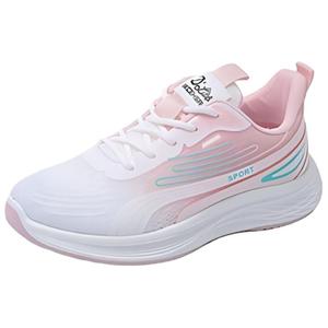 King Jinmai Амортизирующие нескользящие износостойкие дышащие легкие женские лоу-топы кэжуал розовые, цвет Pink