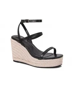 Сандалии-эспадрильи Rosie на клиновидной подошве BERNESS, черный