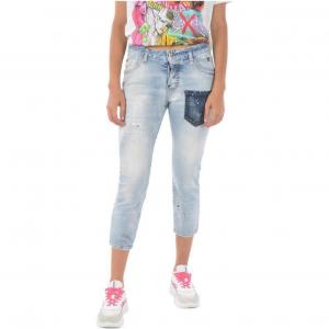 DSQUARED 2 Джинсы женские светло-голубые